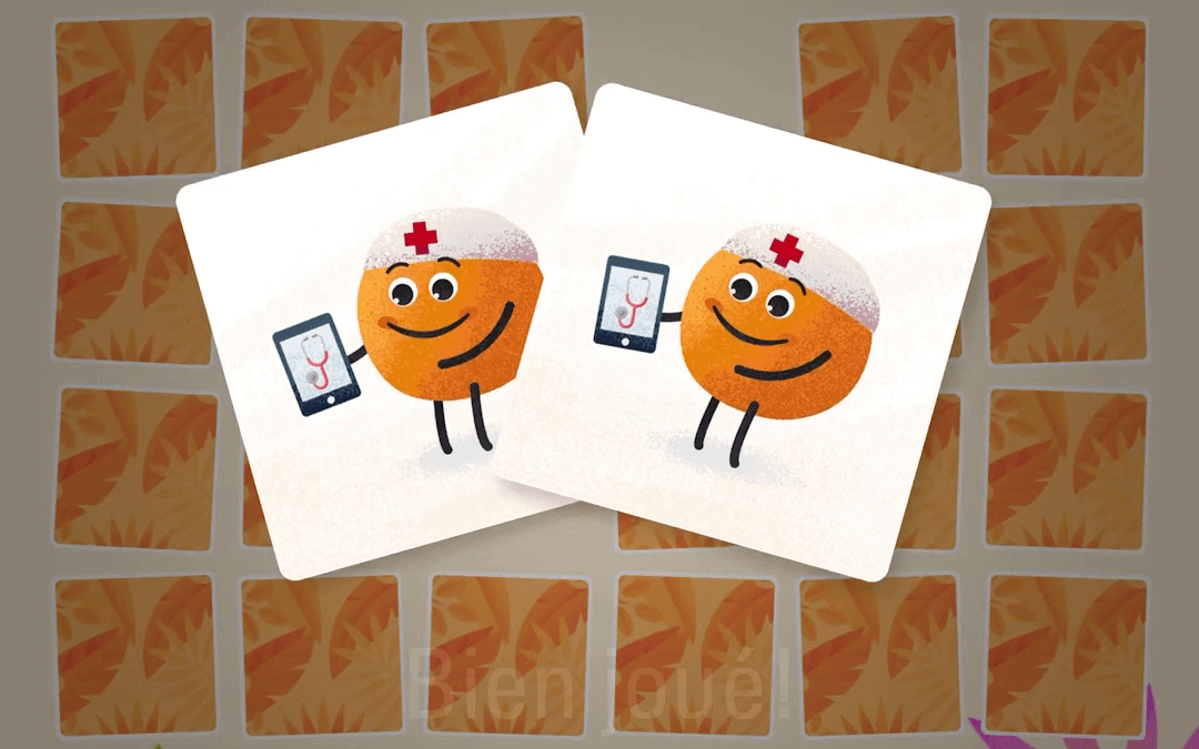 Jeux des oranges virtuelles