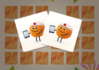 Jeux des oranges virtuelles